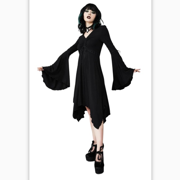Dolls Kill Dresses & Skirts - Dolls Kill Widow Hex In Harmony Cinched Dress XL